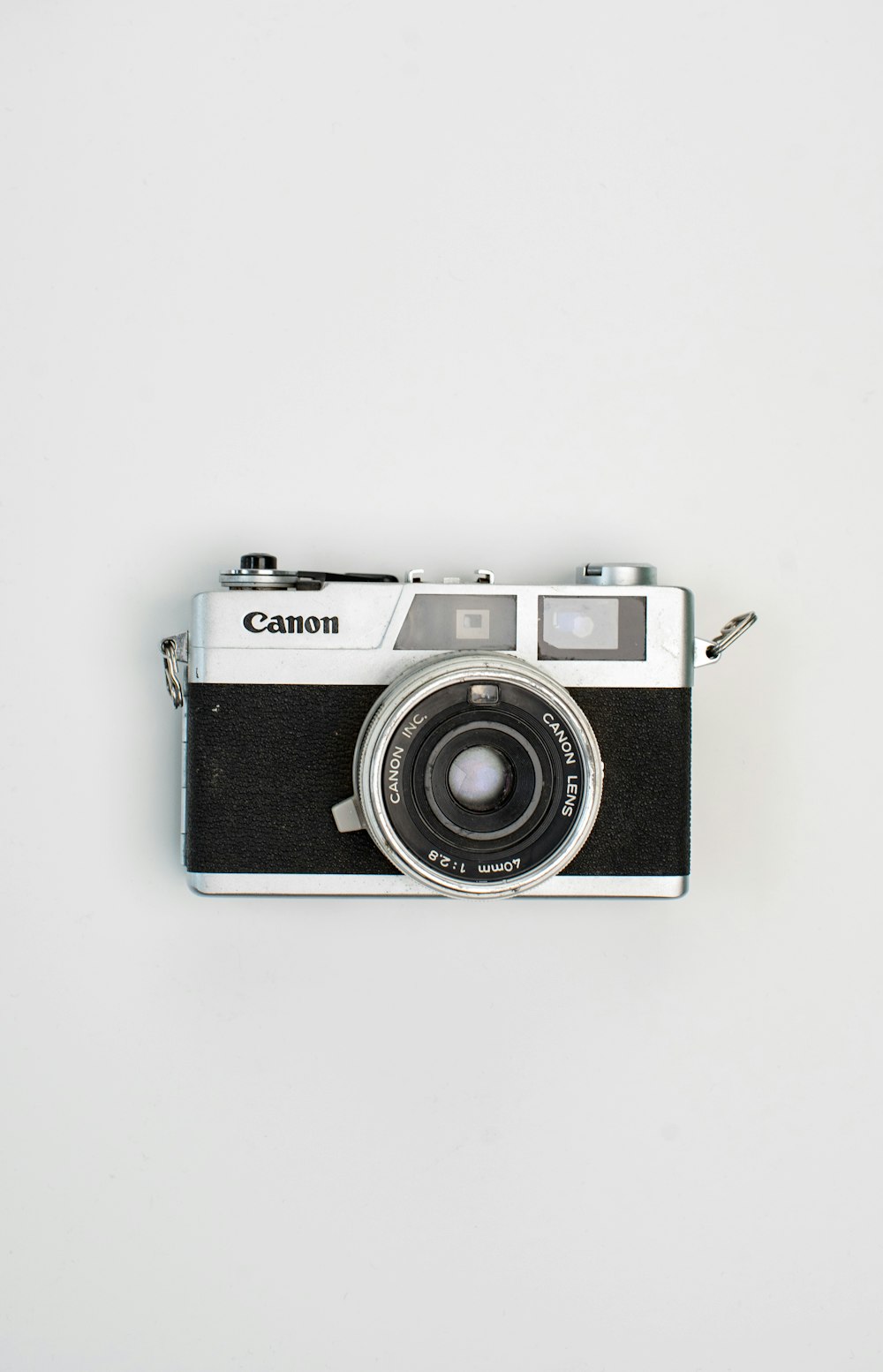 black and silver pentax camera