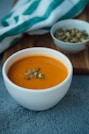white ceramic bowl with soup