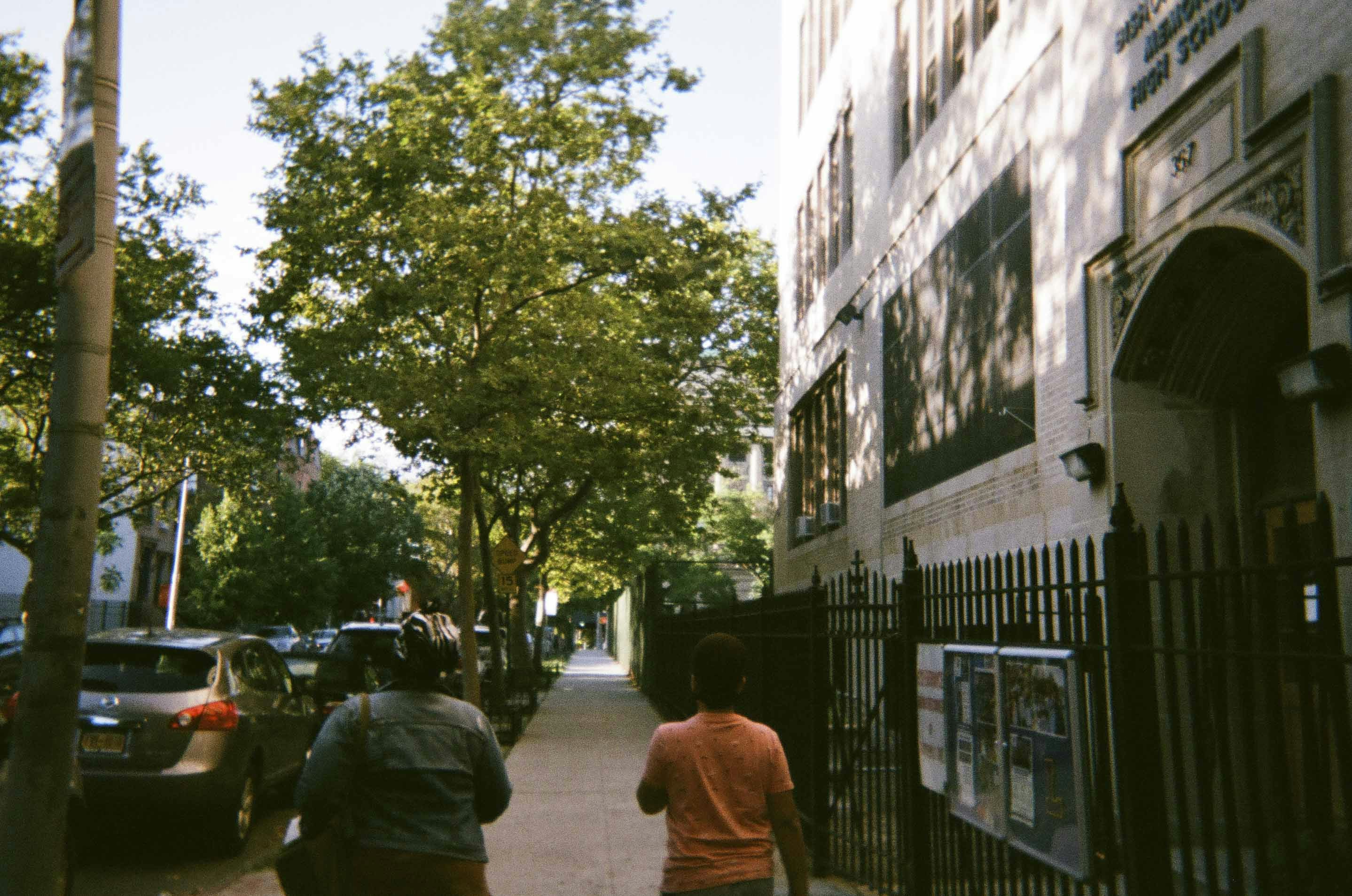 Retro Japanese Street at Sunset