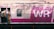 Several people are standing at the open door of a train painted with a large 'WR' logo. The train is light grey with a prominent pink stripe, and there are visible shadows of trees cast on its side. A small Indian flag is displayed next to the door.