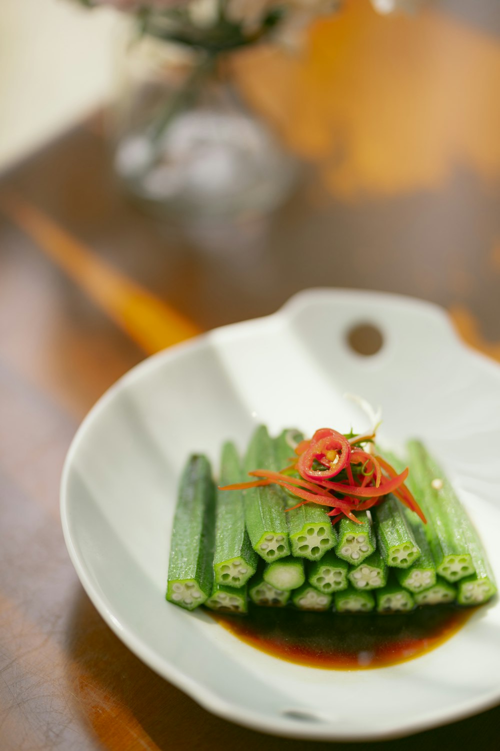 sliced cucumber on white ceramic plate