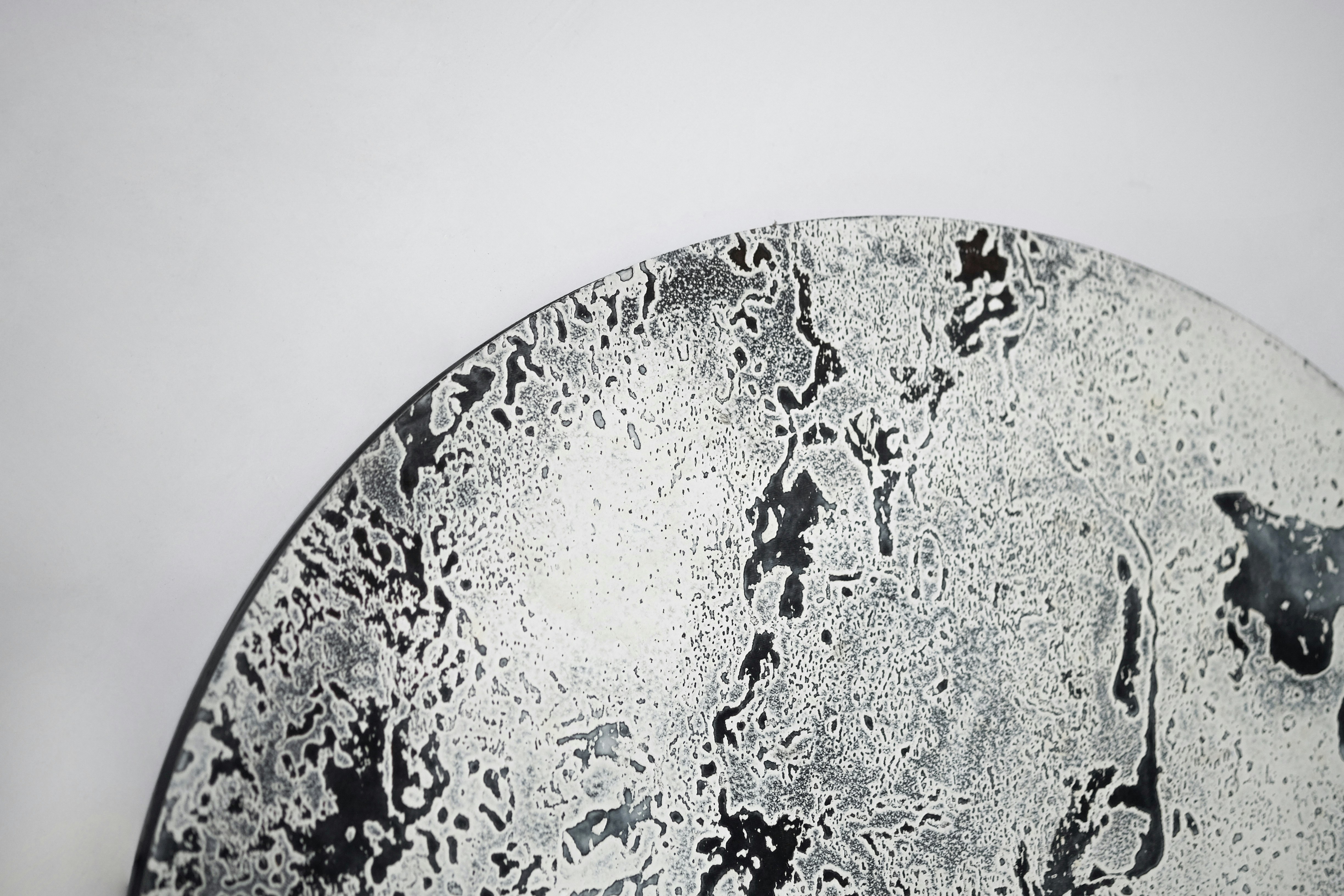 peinture abstraite noir et blanc