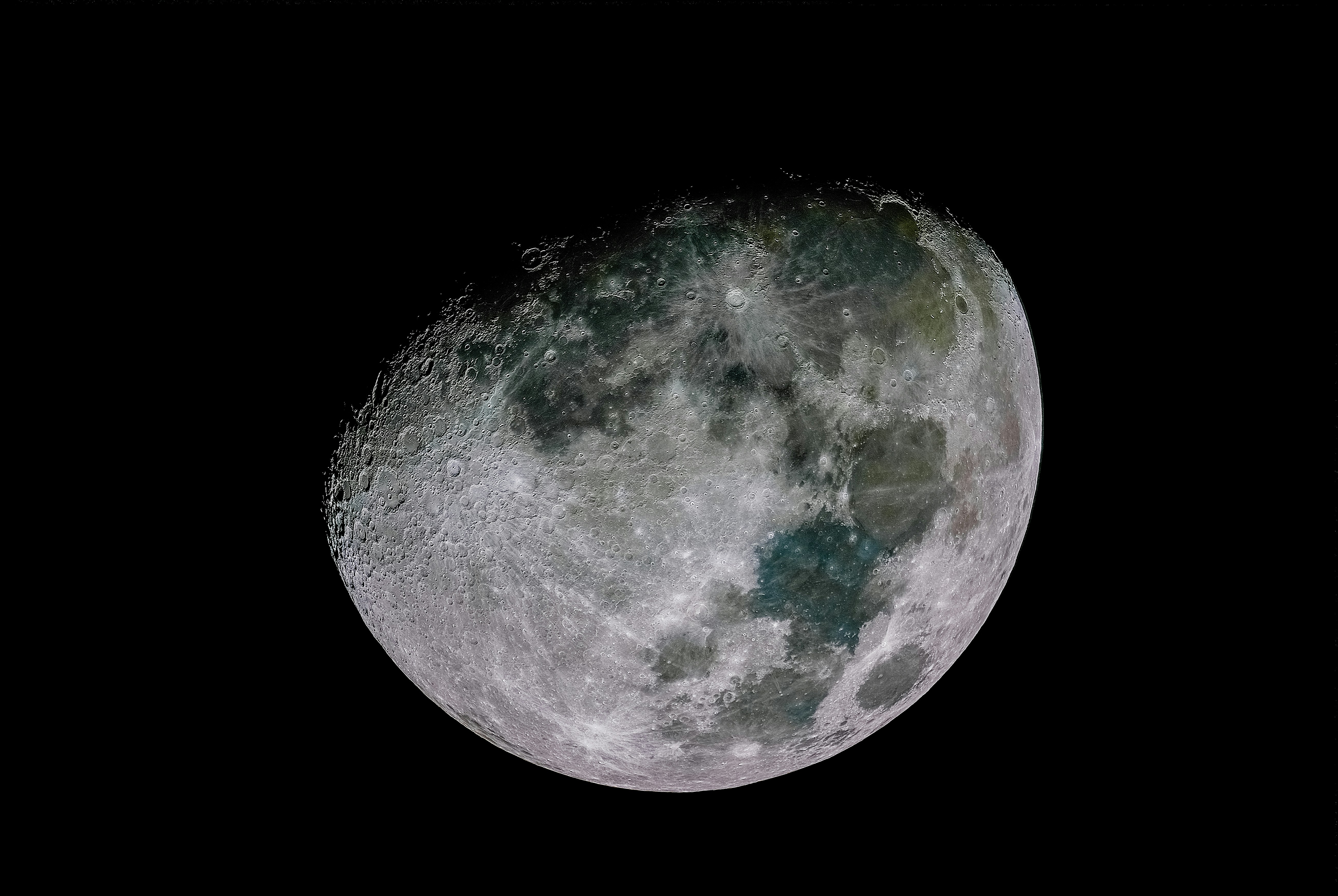 green and white planet on black background outer-space teams background