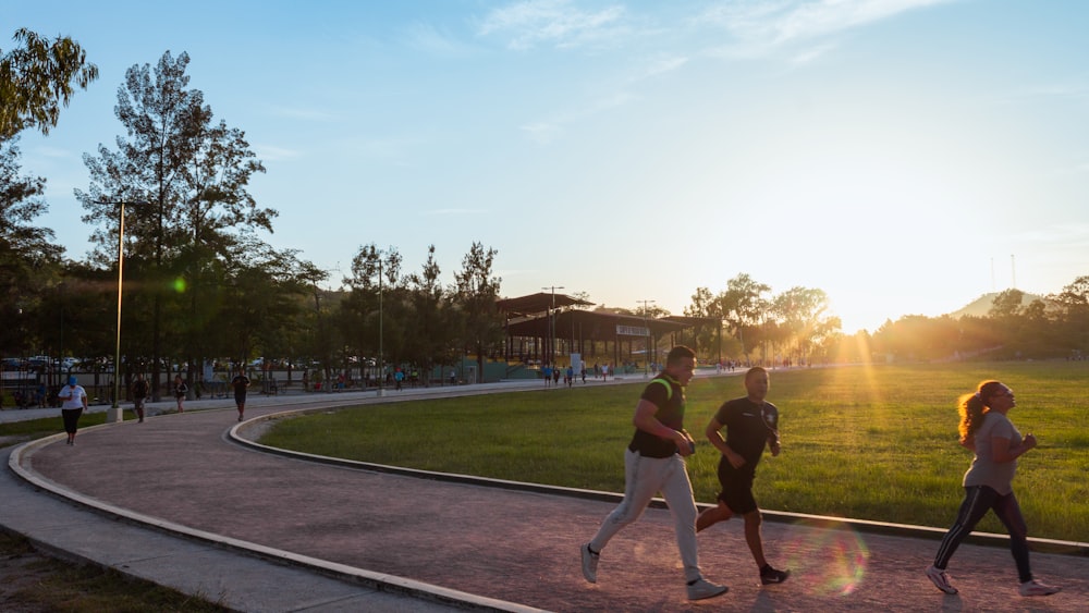 people playing basketball on green grass field during daytime