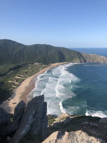 A picturesque coastal view showcasing the beauty of Portugal's beaches and cliffs.