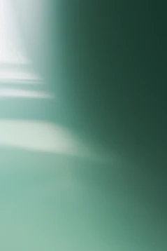 green textile with white light