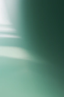 green textile with white light