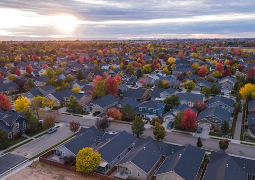 aerial view of city during daytime