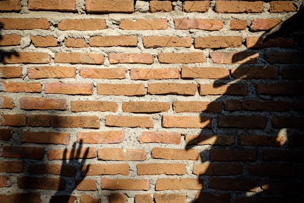 brown and black brick wall