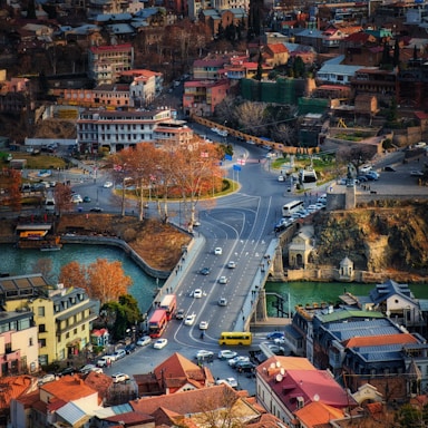 aerial view of city buildings during daytime