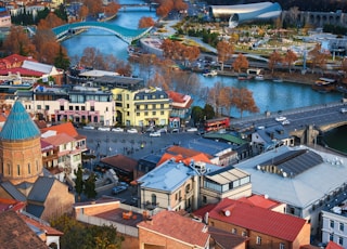 aerial view of city buildings during daytime