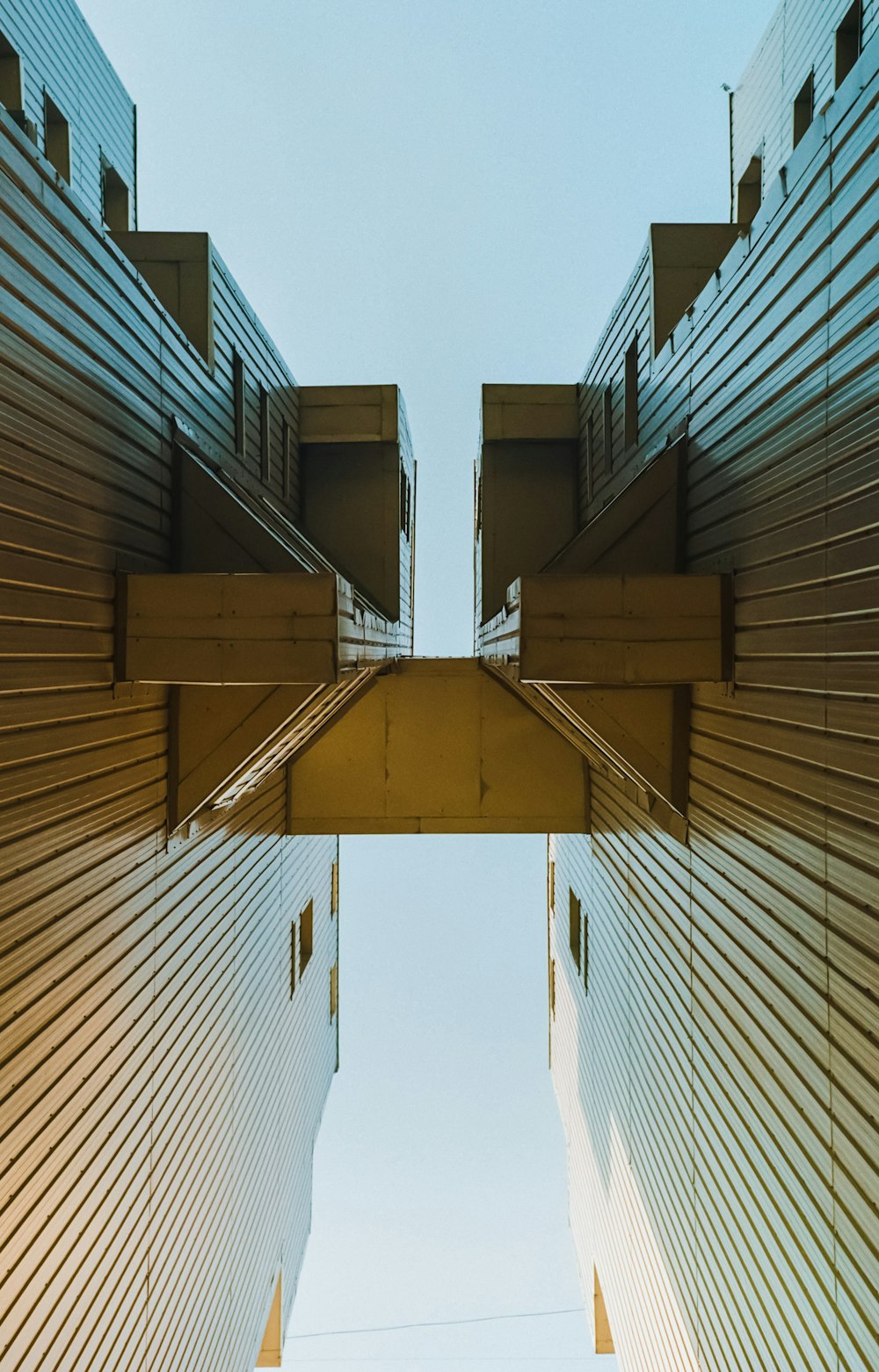 low angle photography of high rise building