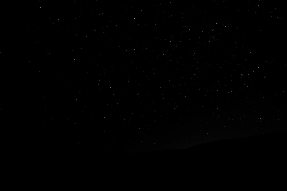 black textile on white background