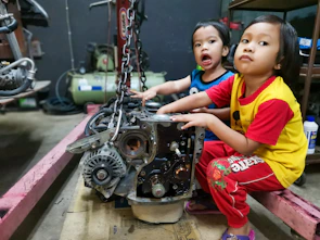 Children participating in an educational workshop funded by the foundation.