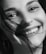 grayscale photo of womans face