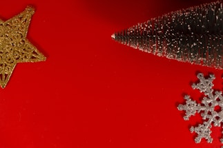 A festive image depicting a contact form with holiday decorations.