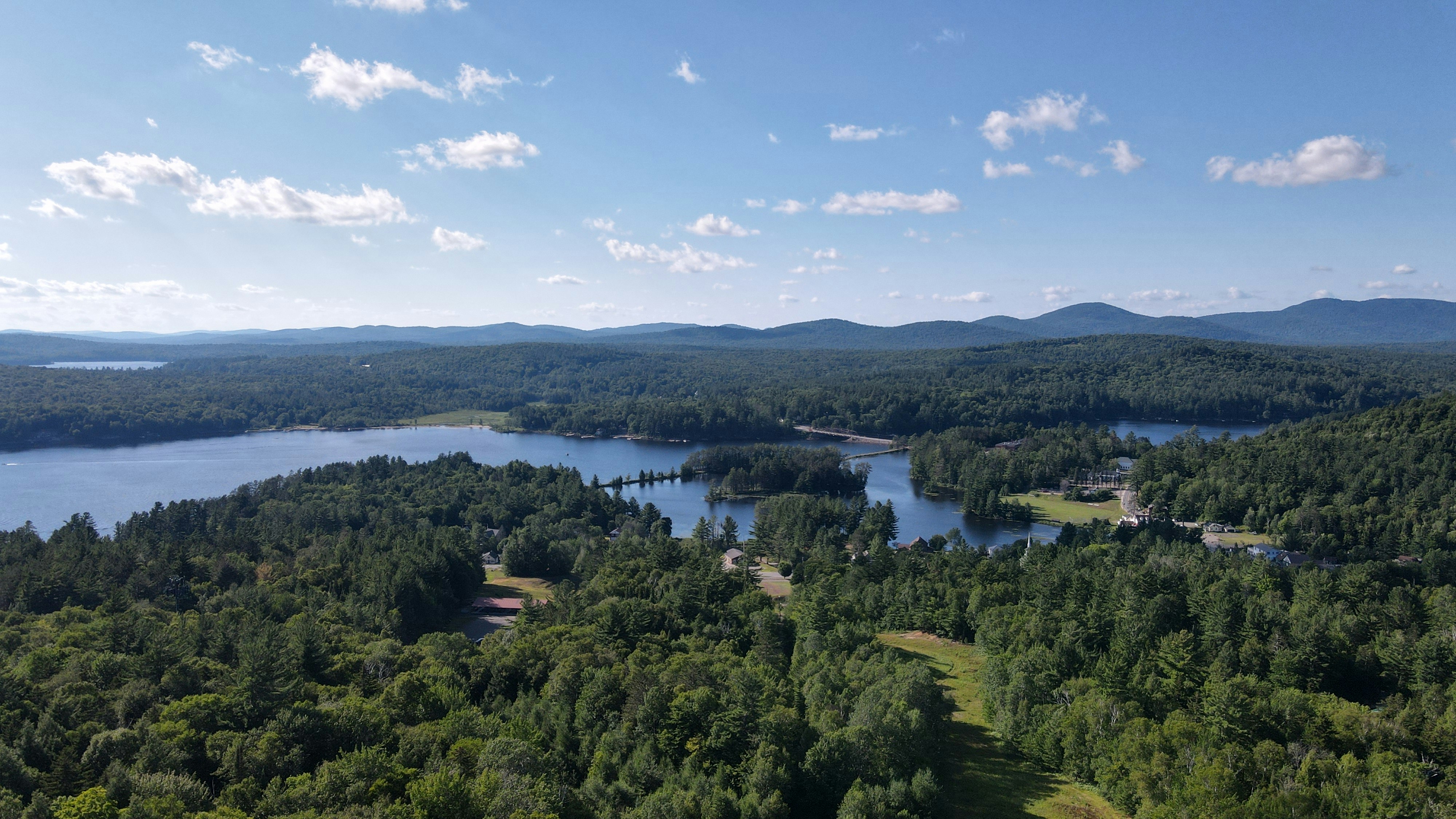 Long Lake from above, July 2020