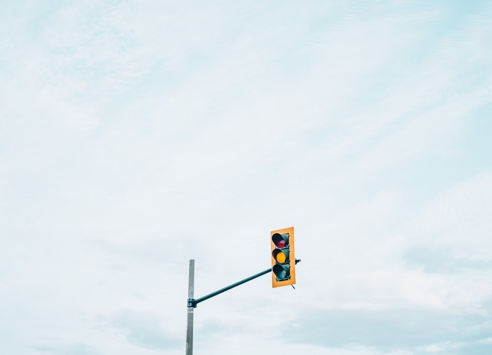 traffic light with red light