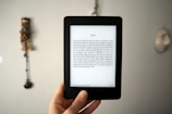black amazon e book reader