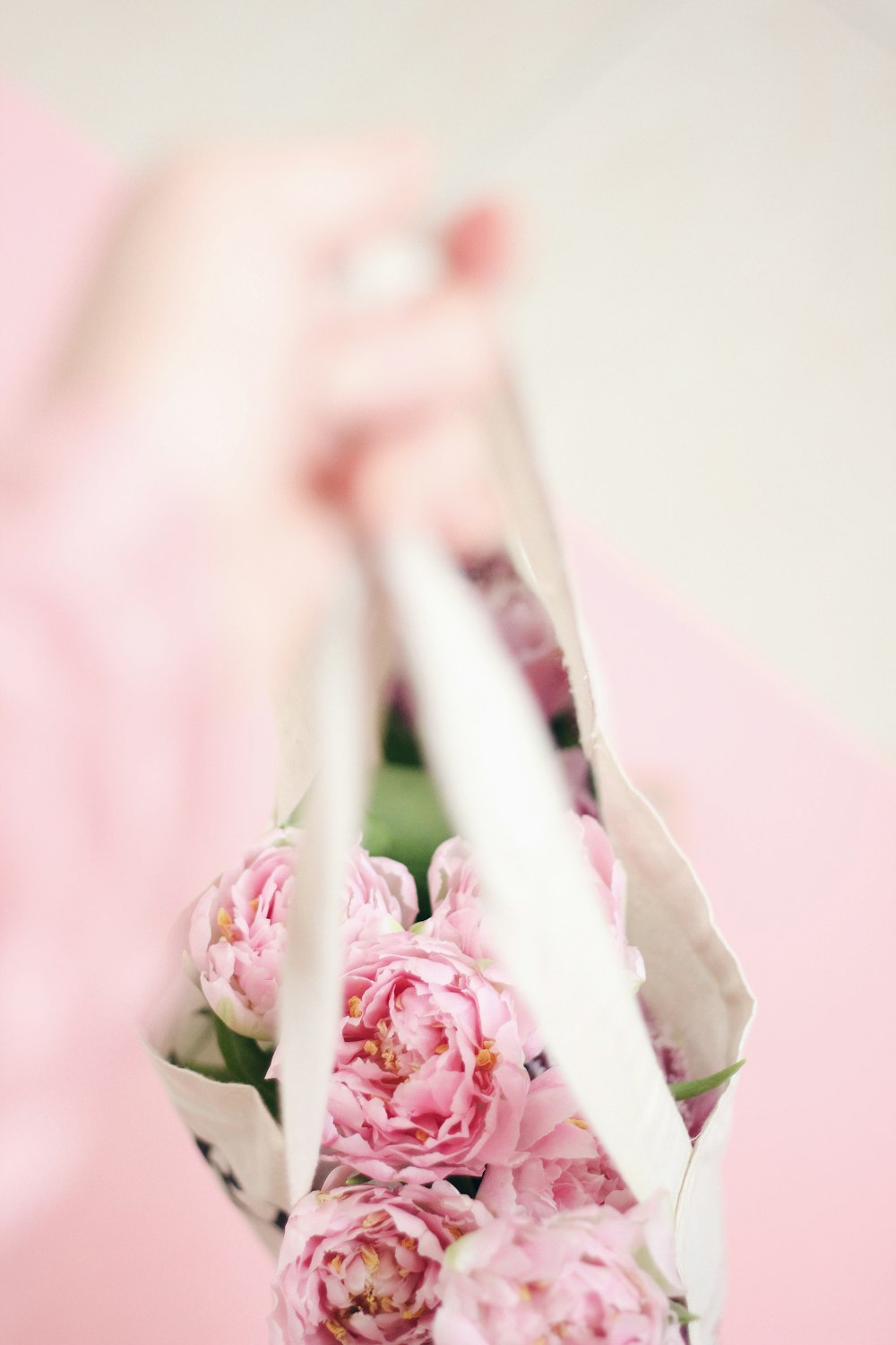 Bouquet roses et blanches