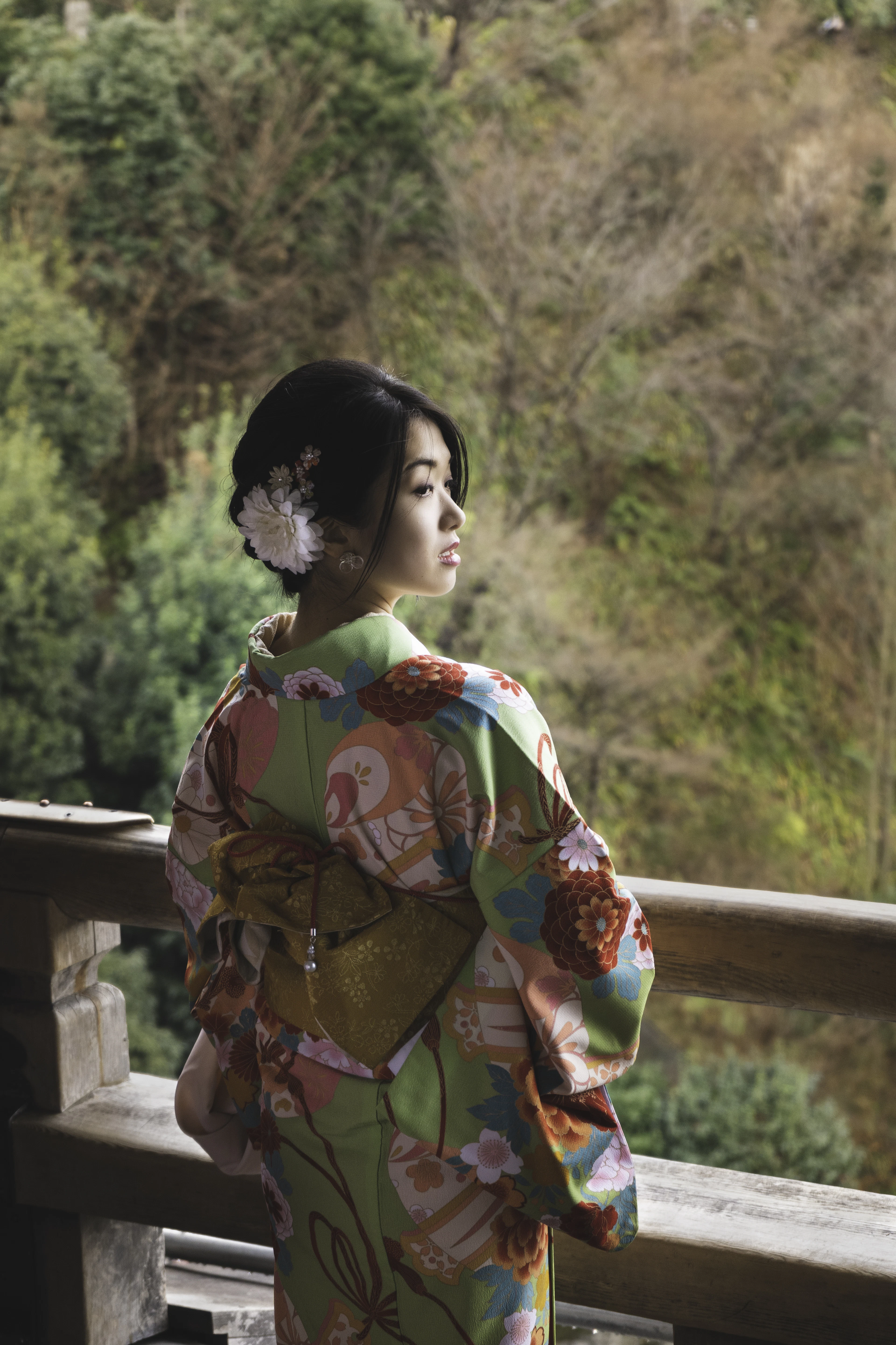 Kimono đỏ vàng