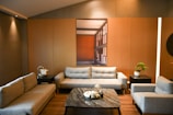 white and brown bed with white bed linen