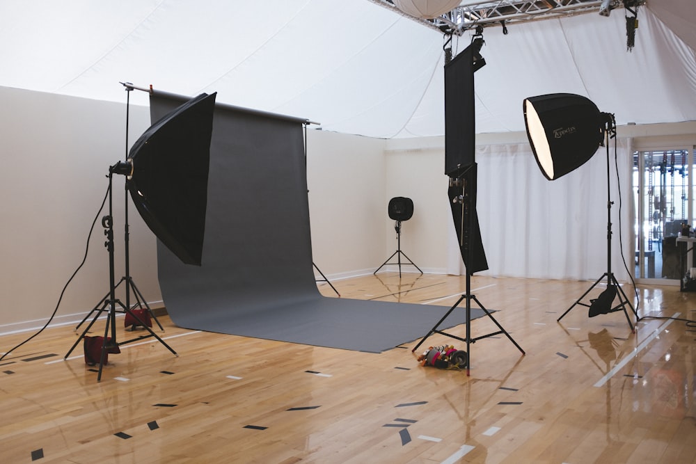 Set Estudio Fotografía Profesional Caja luz Fondos Lamparas