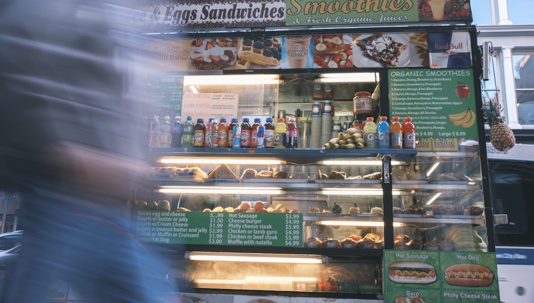 UNKs market store menu,