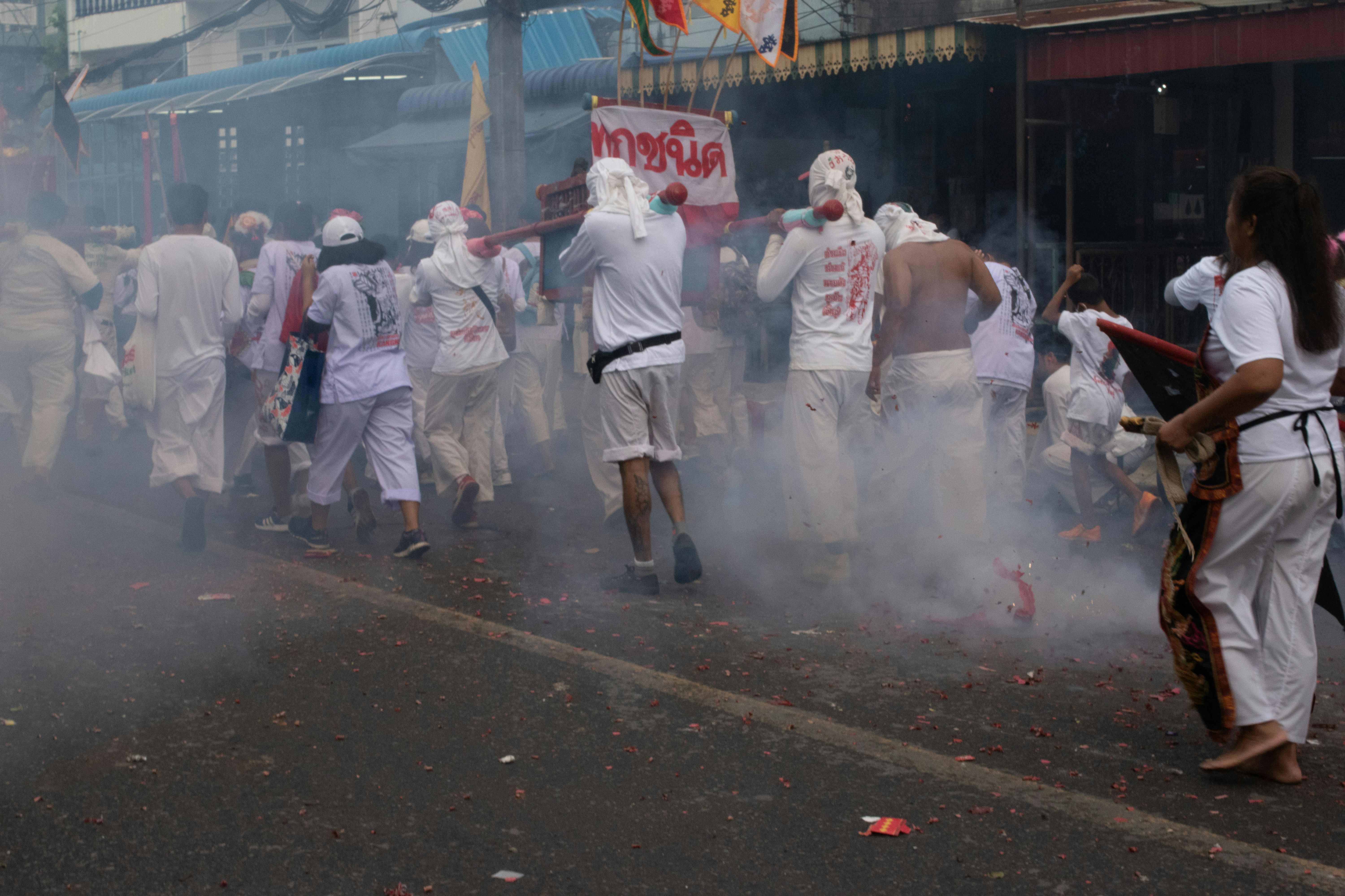 The first set of photos from my visit to the Phuket Vegetarian Festival. It is a colourful annual event held usually in September or October.