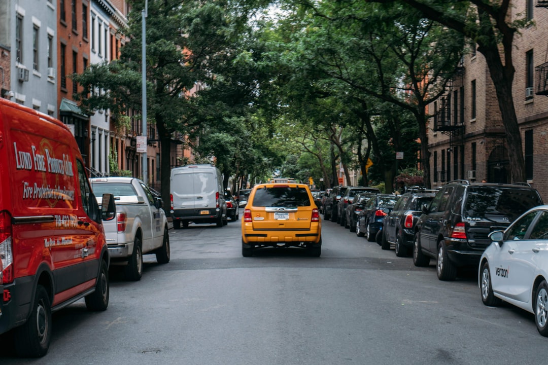 cars parked on the side of the road during daytime