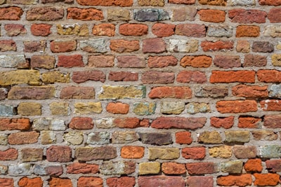 brown and white brick wall tough teams background