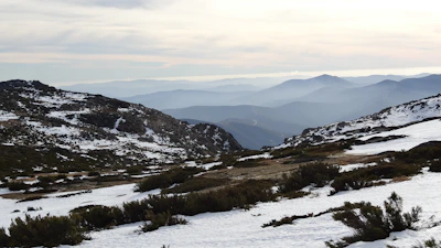 snow covered mountains during daytime
