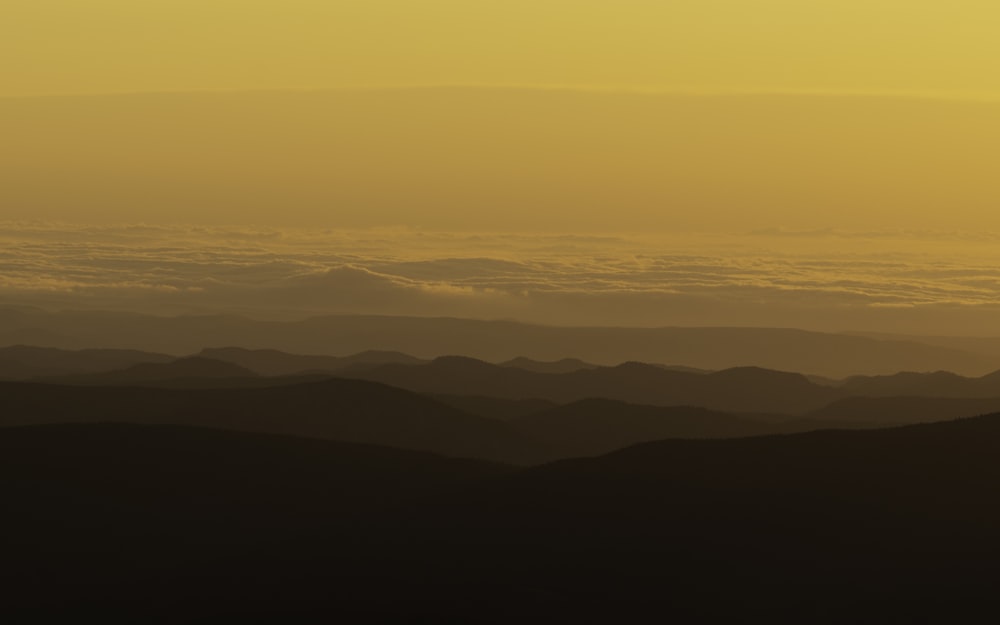 aerial view of mountains during daytime