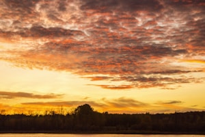 Sunset Lakeside Serenity