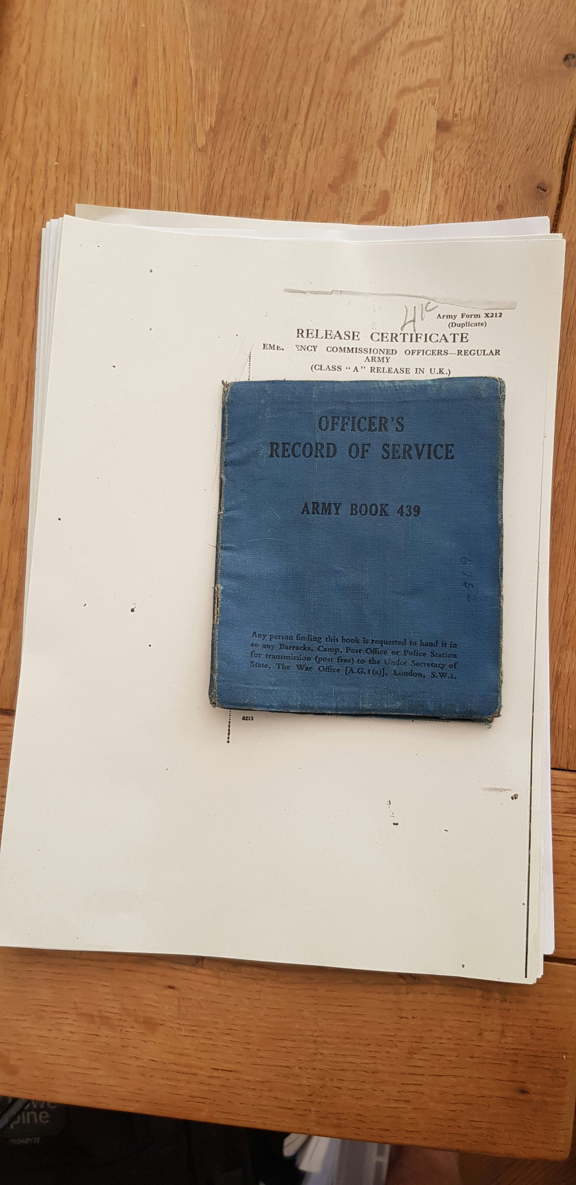 Aged, handwritten military service records of the kind Heritage Data Labs digitizes and makes searchable using AI.