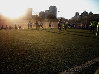 people walking on green grass field during daytime