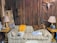 A cozy living room featuring Snoopy-themed decor and merchandise.