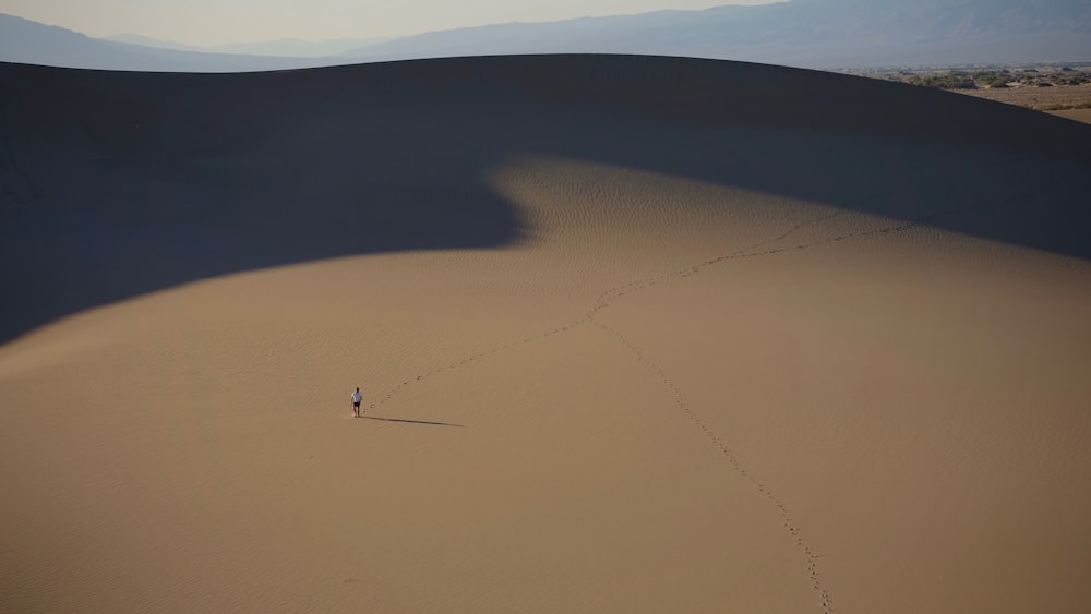 aerial view of brown sand field during daytime