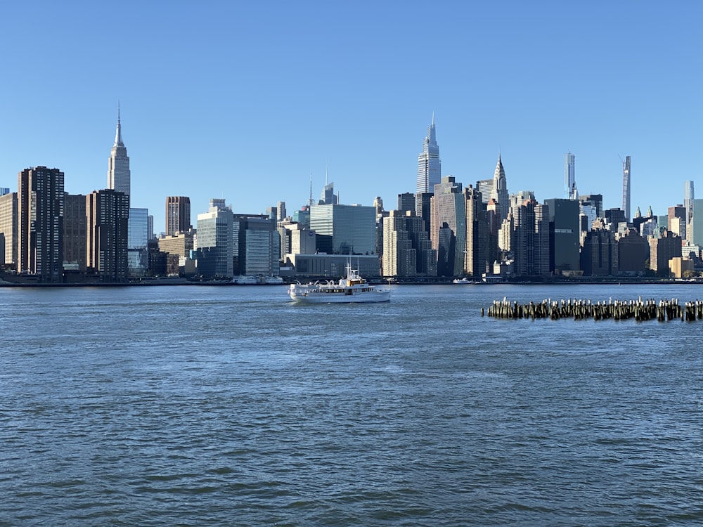 city skyline across body of water during daytime