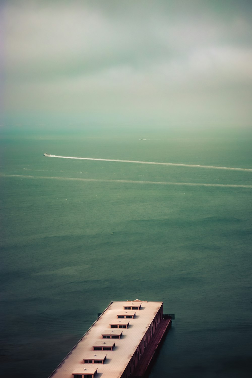 aerial view of body of water during daytime