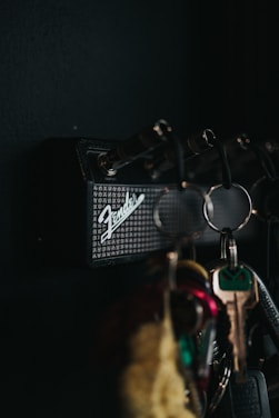 black and silver padlock with keys