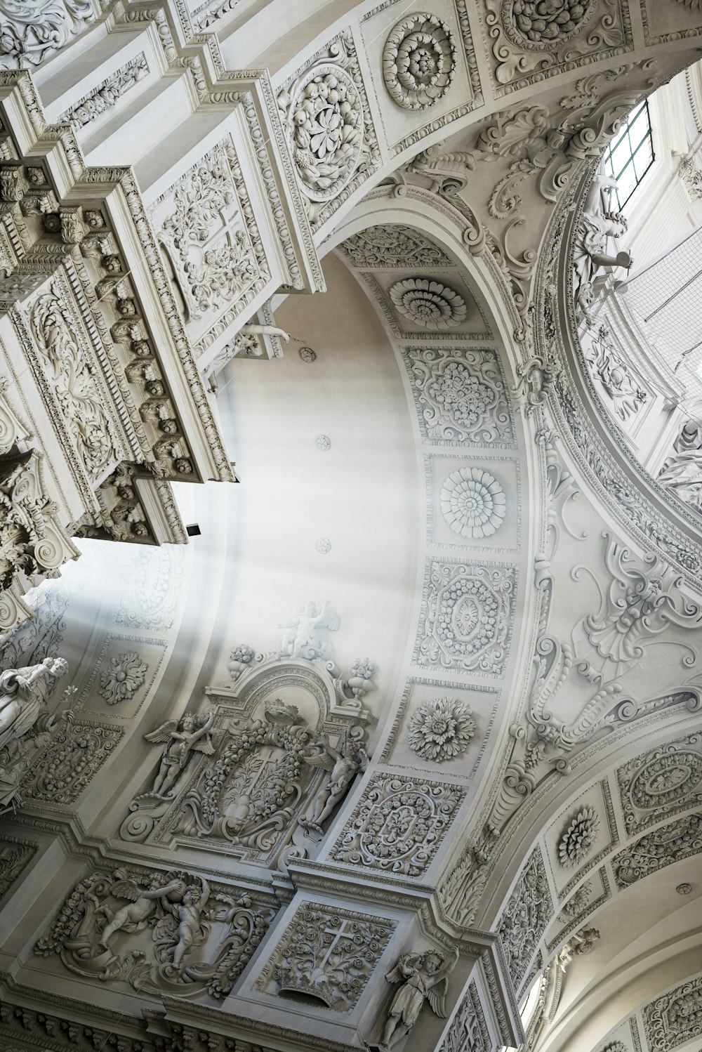 white and brown concrete building interior