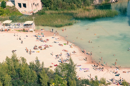 people on beach during daytime in Rummu Estonia