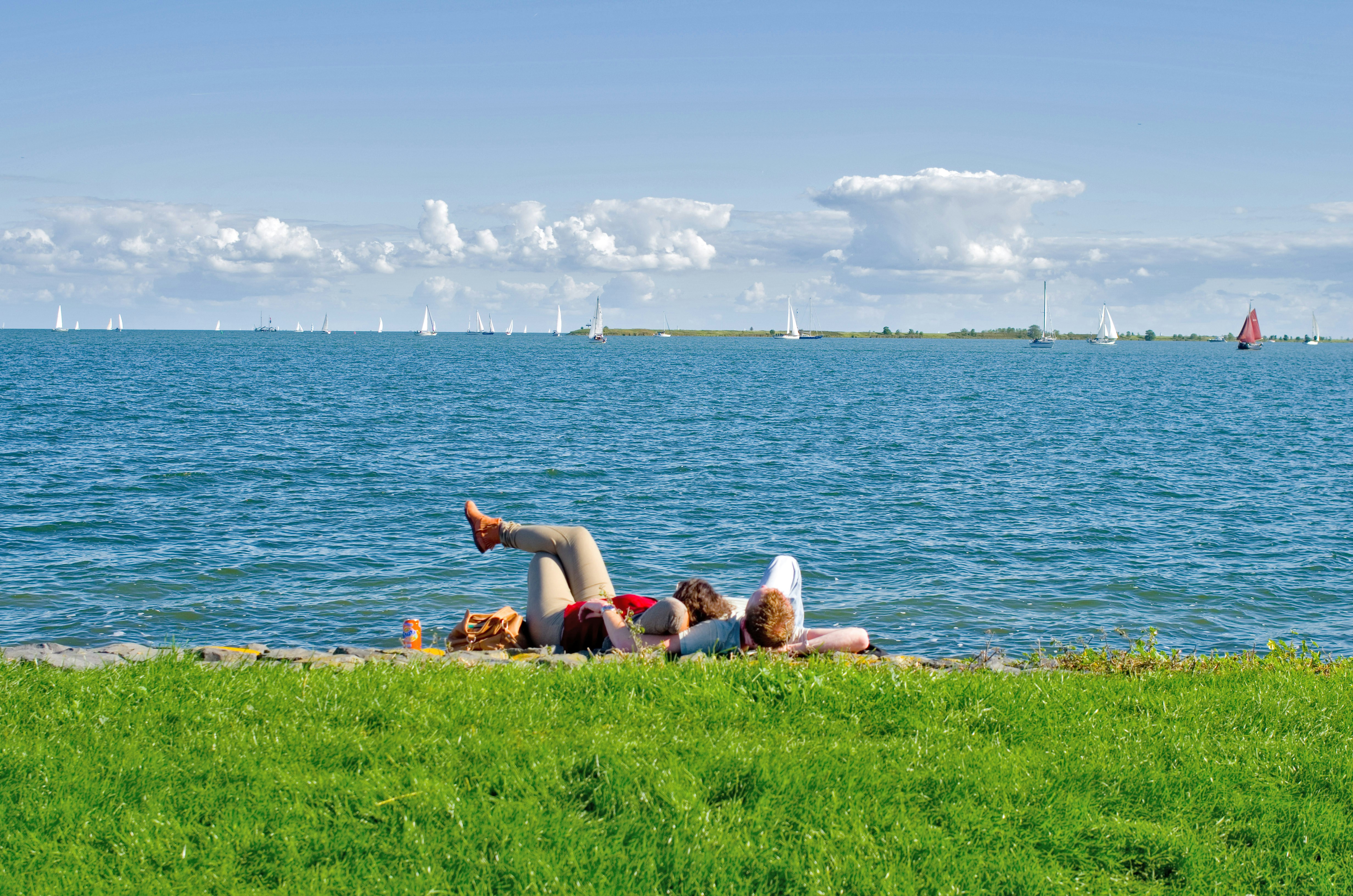 relaxing at the beach