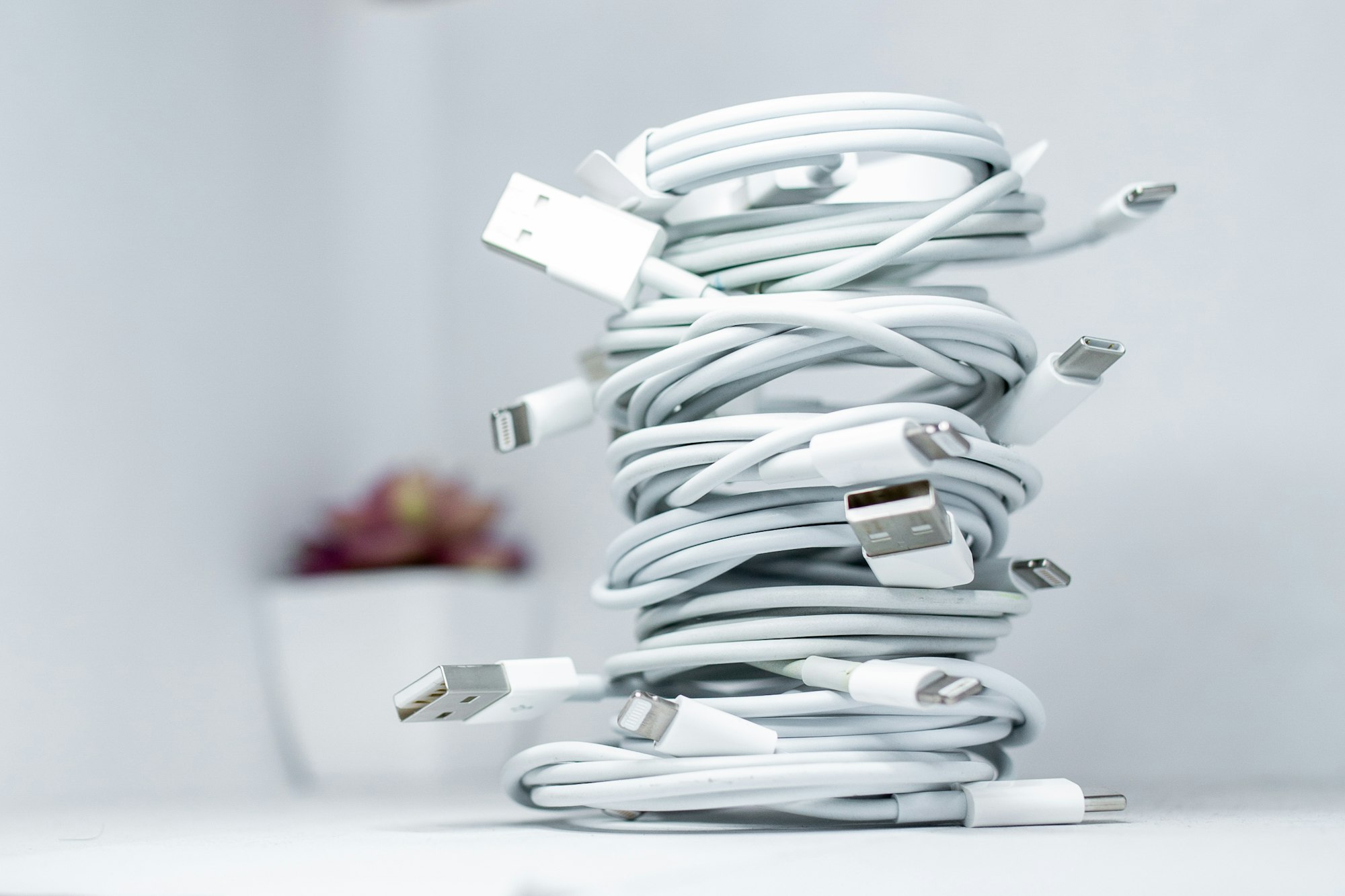Apple iPhone and iPad charging cables