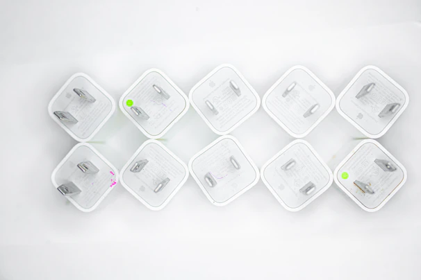 Pack of eight ACDelco spark plugs neatly arranged on a clean white background.