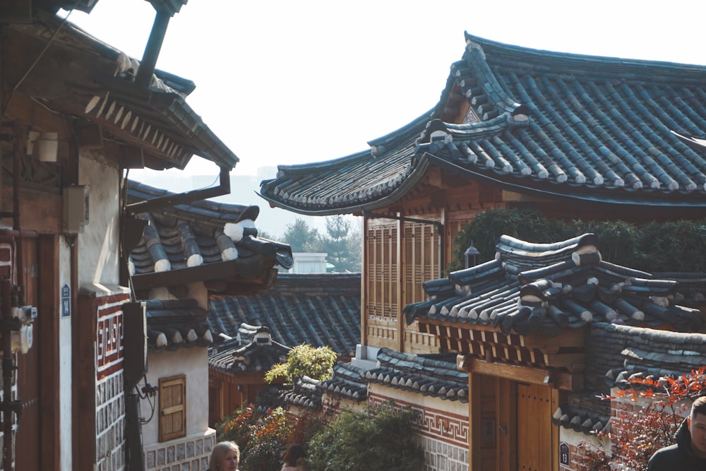 brown and black wooden temple