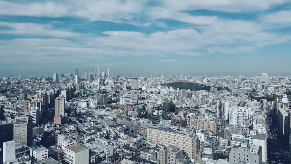 aerial view of city buildings during daytime