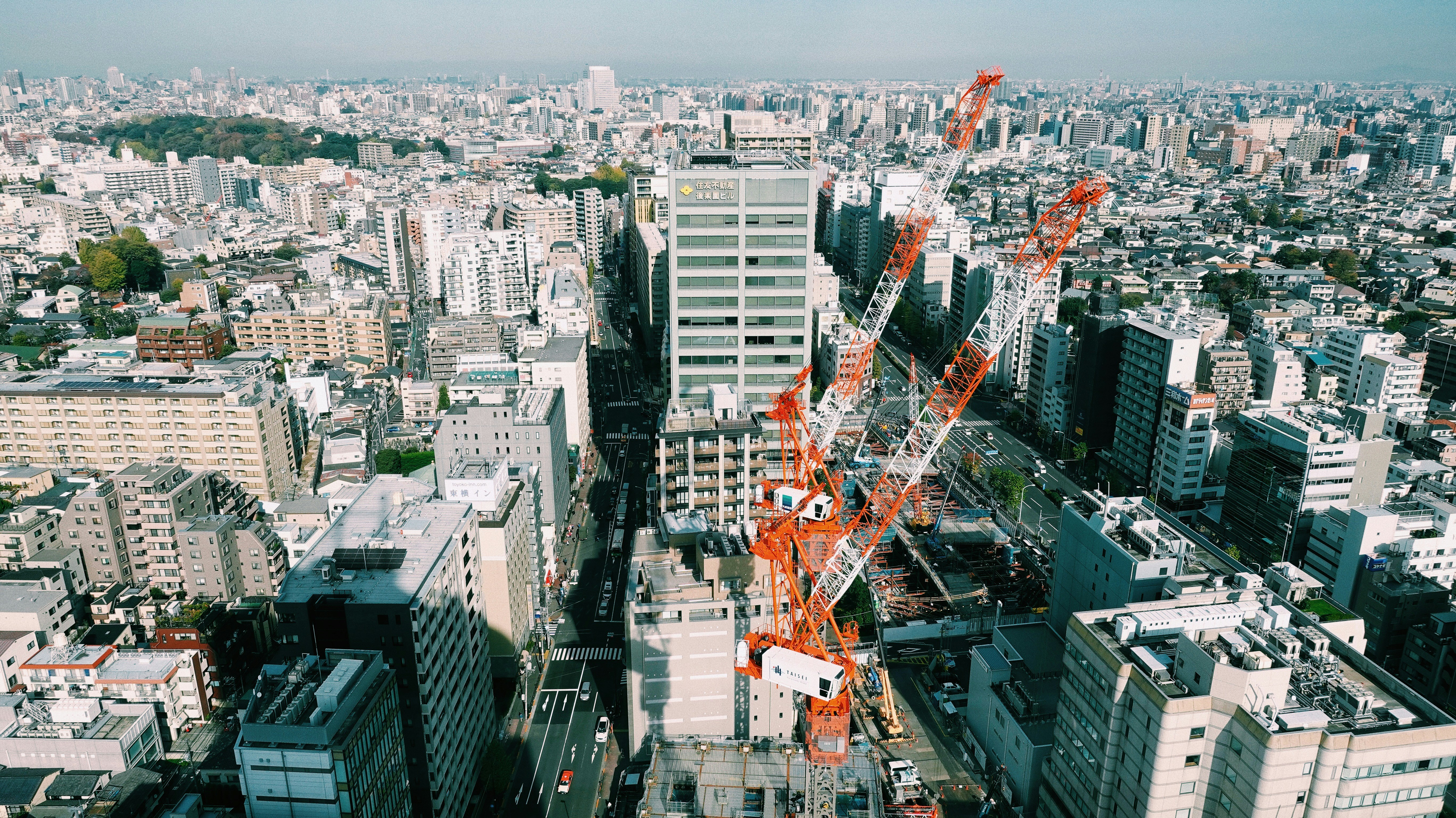 aerial view of city buildings during daytime