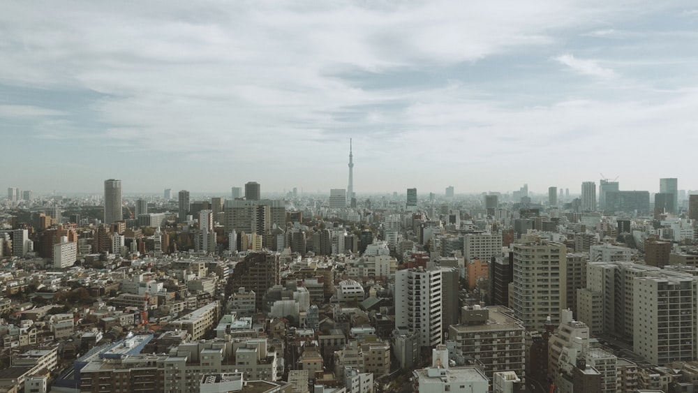 aerial view of city buildings during daytime